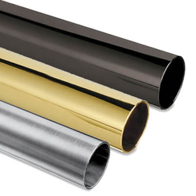 Polished Brass 1-1/2 OD Tubing 0.05 Thickness - 00-A110 - Architectural  Railings - Tubing