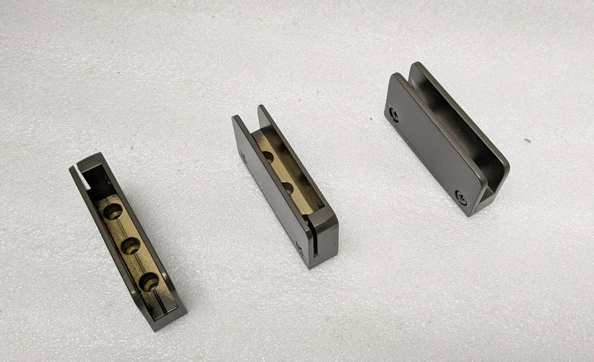 Radius Back Right-End Glass Clip for 1/4"-3/8" Glass COLLARS, ADAPTERS & GLASS CLIPSTrade Diversified
