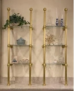Bistro shelf kit in brass shelvesTrade Diversified