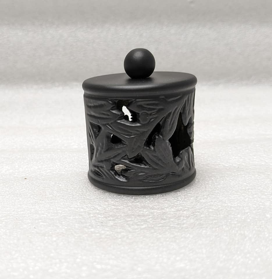 Filigree End Cap for 2" Tubing END CAPS AND FINIALS,COMPONENTS FOR 2" OD TUBING Matte-Black-Powder-Coated-Finish Trade Diversified