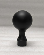 Ball Finial for 3" Tubing End Caps and Finials, Components for 3" Od Tubing Matte-Black-Powder-Coated-Finish-please-call Trade Diversified