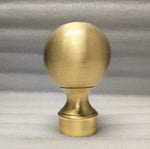 Ball Finial for 2" OD Tubing End Caps and Finials, Components for 2" Od Tubing, Drapery HardwareTrade Diversified