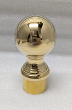 External Ball Top for 2" Tubing END CAPS AND FINIALS,COMPONENTS FOR 2" OD TUBING,DRAPERY HARDWARETrade Diversified