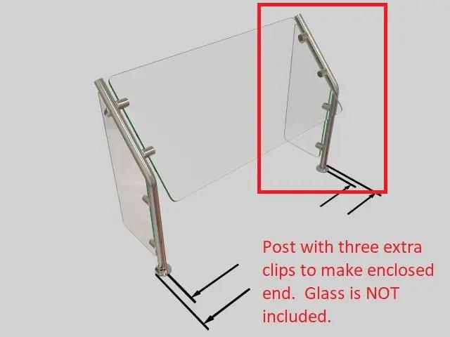Sneeze Guard Partition Posts HOSPITALITY FIXTURESTrade Diversified