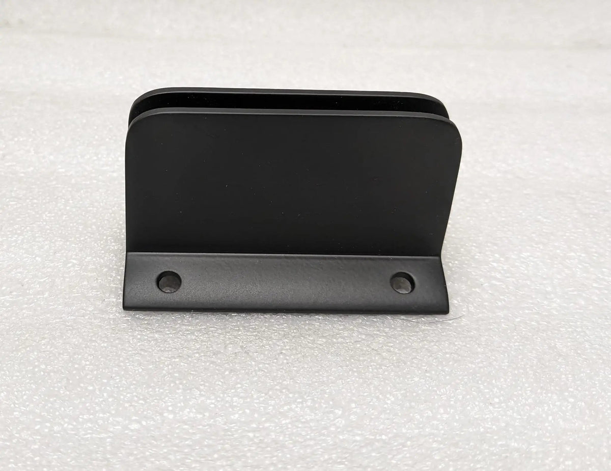 Standard Glass Center Clip for 1/4" Glass,1.5" Tubing Collars, Adapters & Glass Clips Matte-Black-Powder-Coated-Finish Trade Diversified