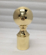 Ball Finial for 2" OD Tubing End Caps and Finials, Components for 2" Od Tubing, Drapery HardwareTrade Diversified