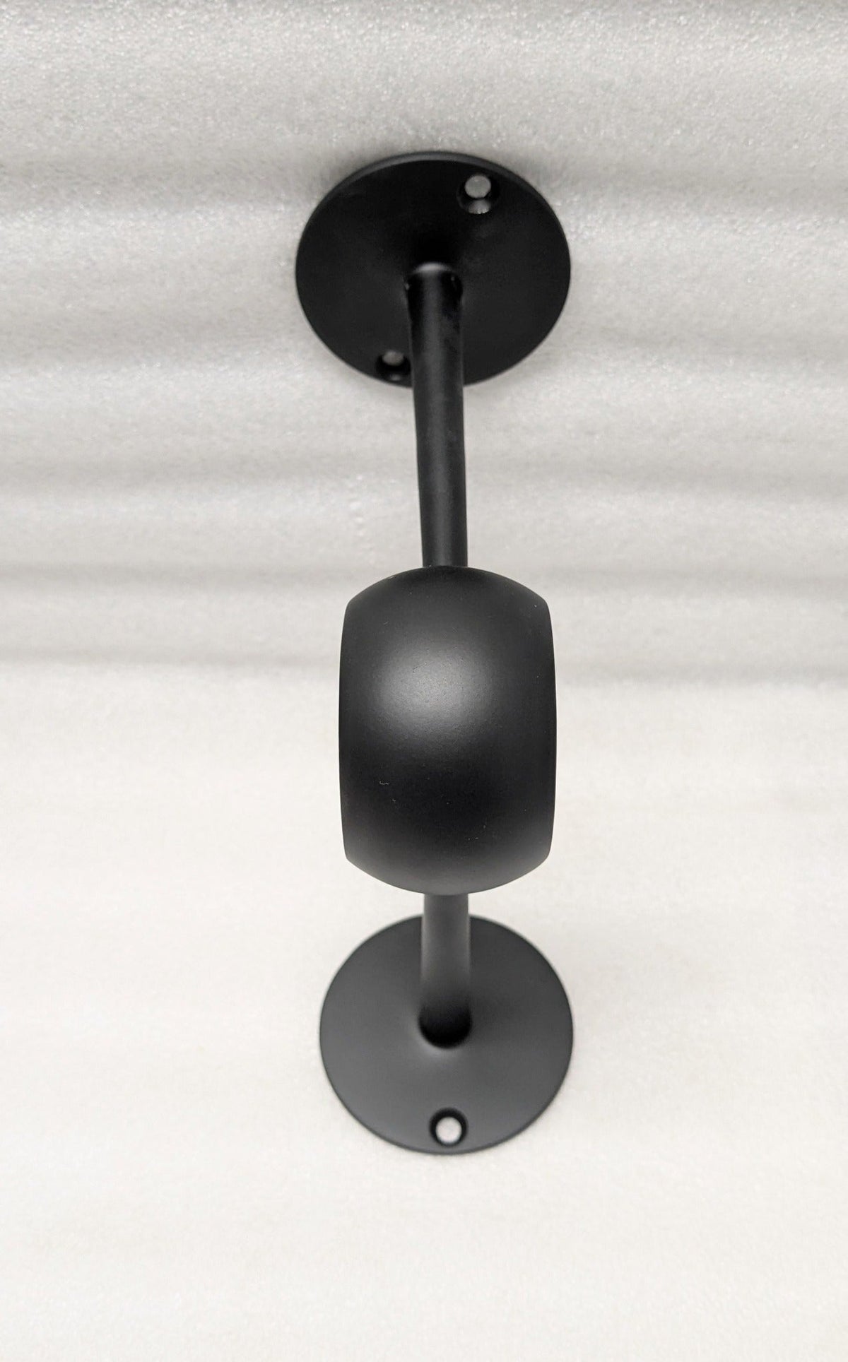 Stainless Steel 6-1/2" H Round Center Post with 5" Back support Brackets, Components for 2" Od TubingTrade Diversified