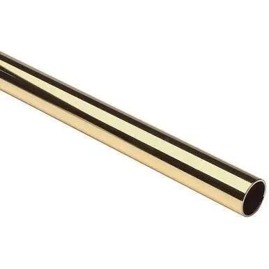 5/8" Diameter X .050" wall Polished Brass Tubing - Trade Diversified