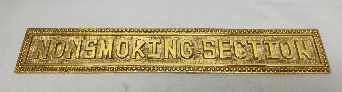 Nonsmoking Section Sign - Trade Diversified