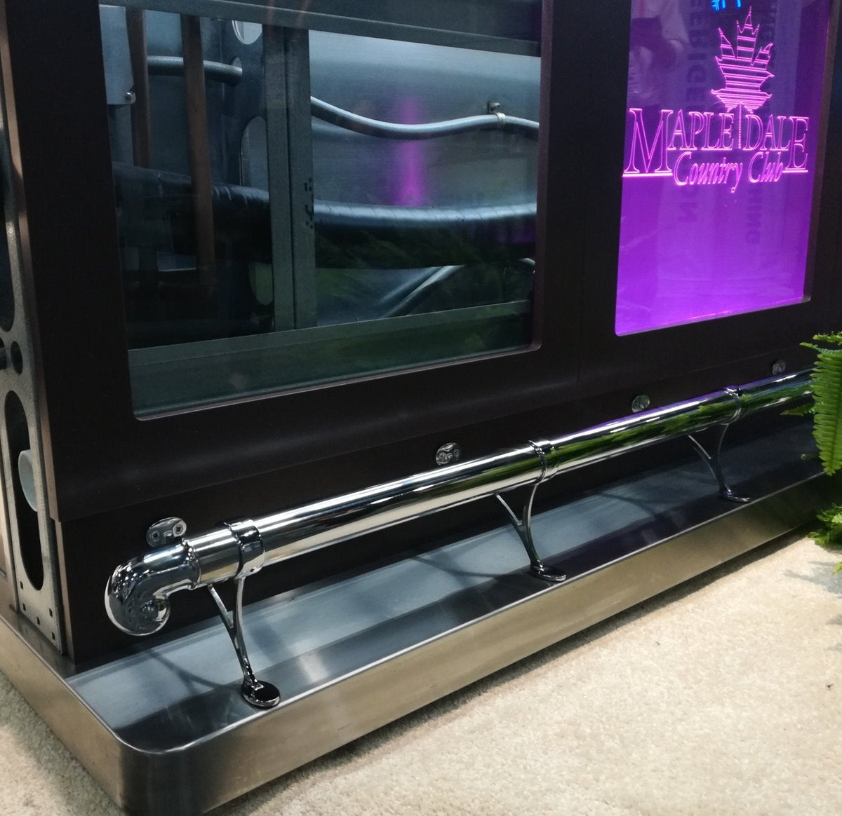 8 FT Stainless Steel Bar Foot Rail Kit - Trade Diversified