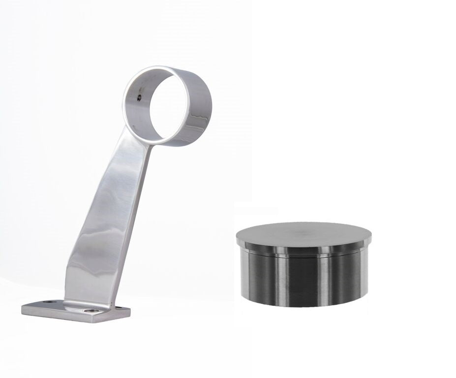 8 FT Stainless Steel Bar Foot Rail Kit - Trade Diversified