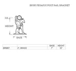 Pegasus Foot Rail Bracket - Trade Diversified
