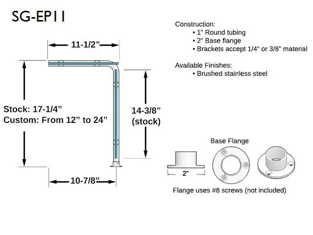 Pass-Over Sneeze Guard with Shelf - Trade Diversified
