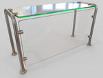 Pass-over Sneeze Guard with Shelf and Rear Support - Trade Diversified