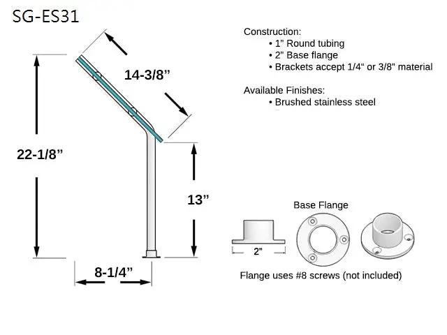 Sneeze Guard Glass Partition Posts - Trade Diversified