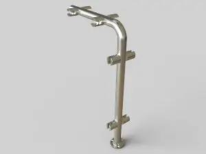 Pass-Over Sneeze Guard with Shelf - Trade Diversified