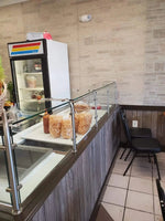 Pass-Over Sneeze Guard with Shelf - Trade Diversified