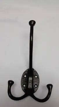 Three Prong Wall Mounted Coat Double Hook - Trade Diversified