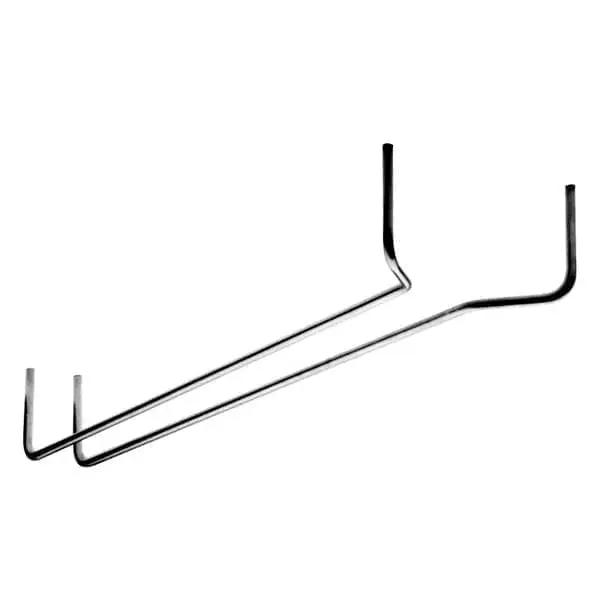 21" L Stemware Rods Stemware Rods & Glass Racks PolishedChrome Trade Diversified