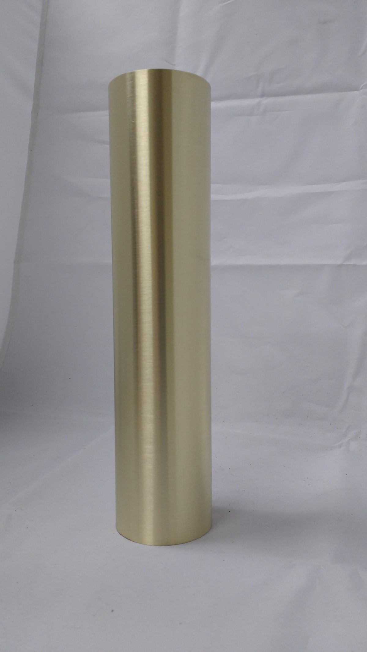 1" Diameter X .050 Wall Tubing - Order By The Foot Tubing & U-channels, Components for 1" Od Tubing, Drapery Hardware BrushedBrass907-12ftviaUPSonly Trade Diversified