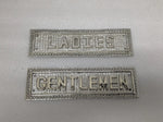 GENTLEMEN Restroom Metal Door Sign Hospitality FixtureTrade Diversified