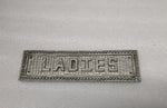 LADIES Restroom Metal Door Sign Hospitality Fixtures PolishedChrome Trade Diversified