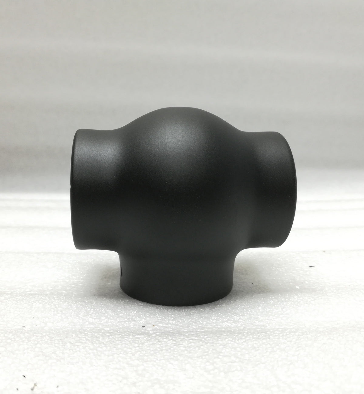 Ball Tee for 3" Tubing Ball Fittings, Components for 3" Od Tubing Matte-Black-Powder-Coated-Finish Trade Diversified
