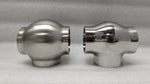 Ball Side Outlet Tee for 1-1/2" Tubing Ball Fittings, Components for 1-1/2" Od Tubing Brushed-Nickel-Finish-slight-different-in-shape-an Trade Diversified