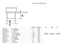 Flat End Cap for 1-1/2" Tubing Flat End Cap for 1-1/2" TubingTrade Diversified