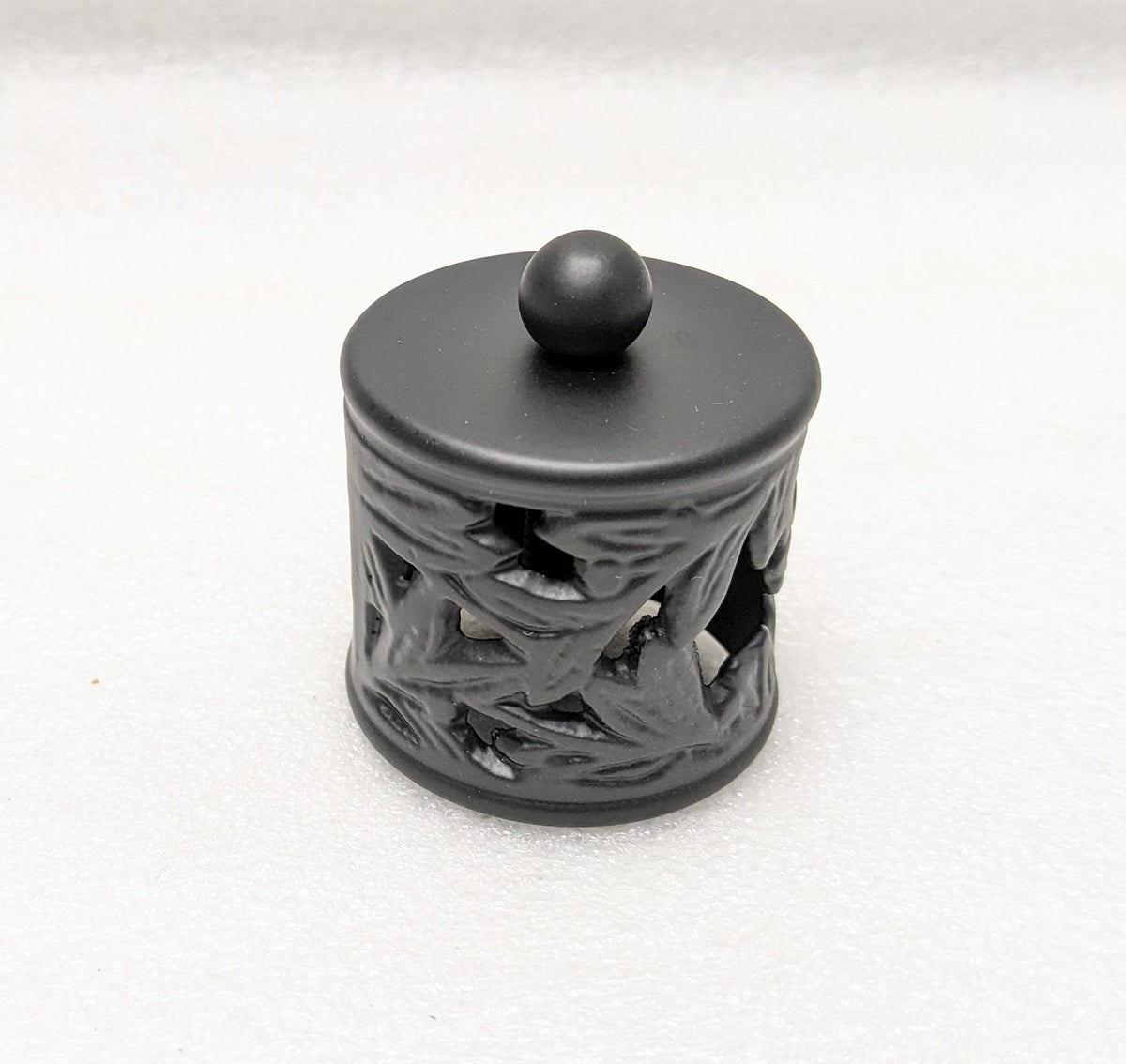 Filigree End Cap for 1-1/2" Tubing END CAPS AND FINIALS,COMPONENTS FOR 1-1/2" OD TUBING Matte-Black-Powder-Coated-Finish Trade Diversified