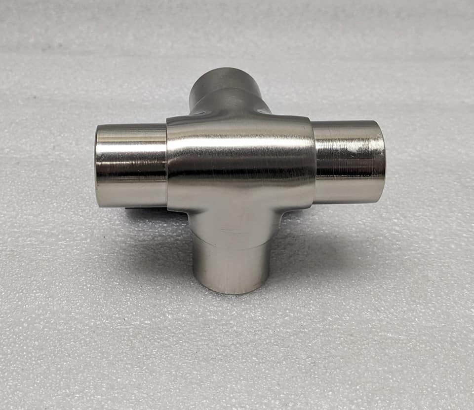Flush Side Outlet Tee for 1" Tubing FLUSH FITTING,COMPONENTS FOR 1" OD TUBINGTrade Diversified