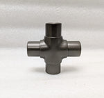 Flush Cross for 1" Tubing FLUSH FITTING,COMPONENTS FOR 1-1/2" OD TUBING Oil-Rubbed-Bronze-Finish-Please-Call Trade Diversified