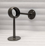 Stainless Steel 6-1/2" H Round Center Post with 5" Back support Brackets, Components for 2" Od TubingTrade Diversified