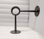 Stainless Steel 6-1/2" H Round Center Post with 5" Back support Brackets, Components for 2" Od TubingTrade Diversified