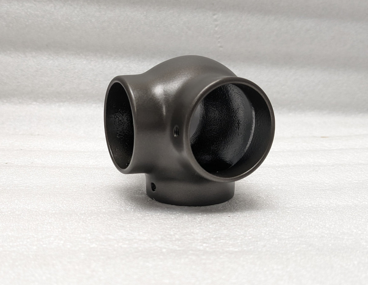 Ball Side Outlet Elbow for 1-1/2" Tubing Ball Fittings, Components for 1-1/2" Od Tubing Oil-Rubbed-Bronze-Finish-Please-Call Trade Diversified