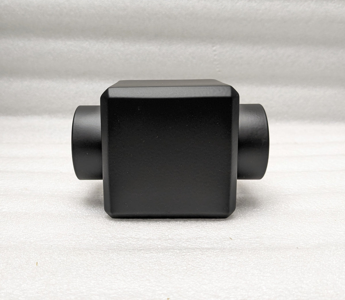 Cubical Inline Fitting for 2" Tubing Cubical Matte-Black-Powder-Coated-Finish Trade Diversified