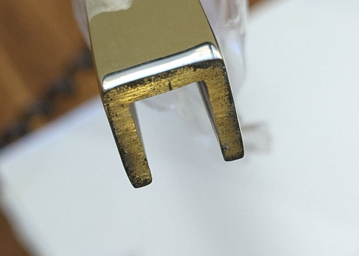 6 Foot Flat Back polished brass U-channel for 1/4" Glass Tubing & U-ChannelsTrade Diversified