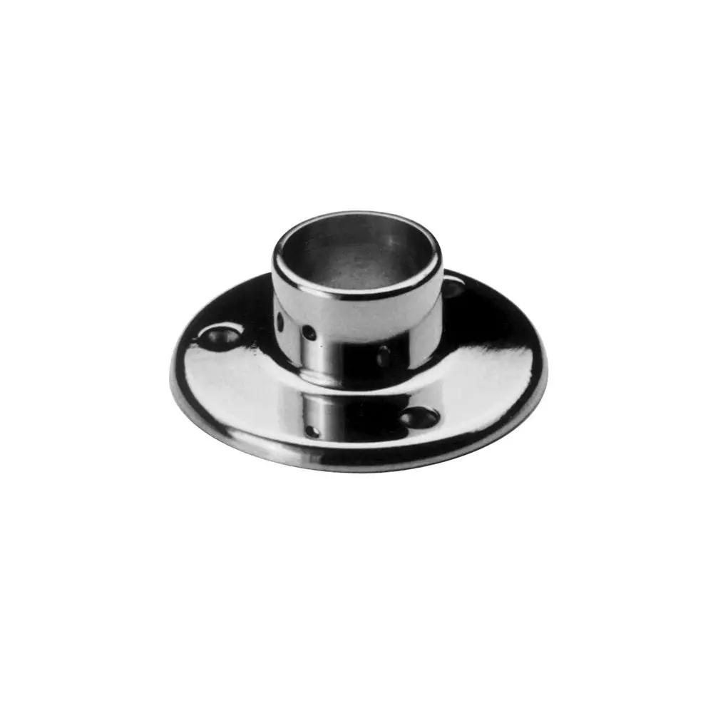 Heavy Duty Floor Flange for 1-1/2" Tubing FLANGES AND ANCHORS,COMPONENTS FOR 2" OD TUBING Polished-Chrome Trade Diversified