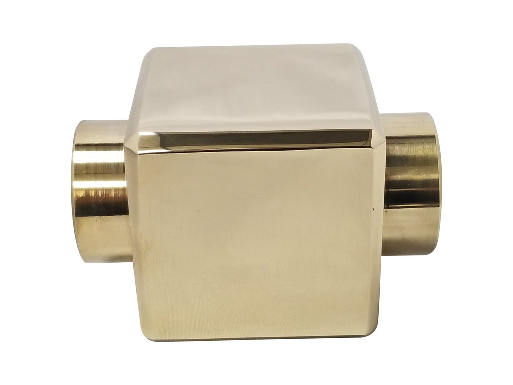 Cubical Inline Fitting for 2" Tubing - Trade Diversified