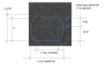 Ball Adapter 1" to Any Size - Trade Diversified