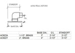 Wall Return 1-1/2" - Trade Diversified