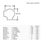 Ball Elbow for 1" Tubing - Trade Diversified