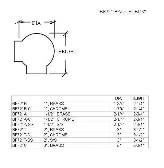 Ball Elbow for 1-1/2" Tubing - Trade Diversified