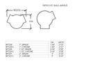 135° Ball Elbow for 2" Tubing Ball Fittings, Components for 2" Od TubingTrade Diversified