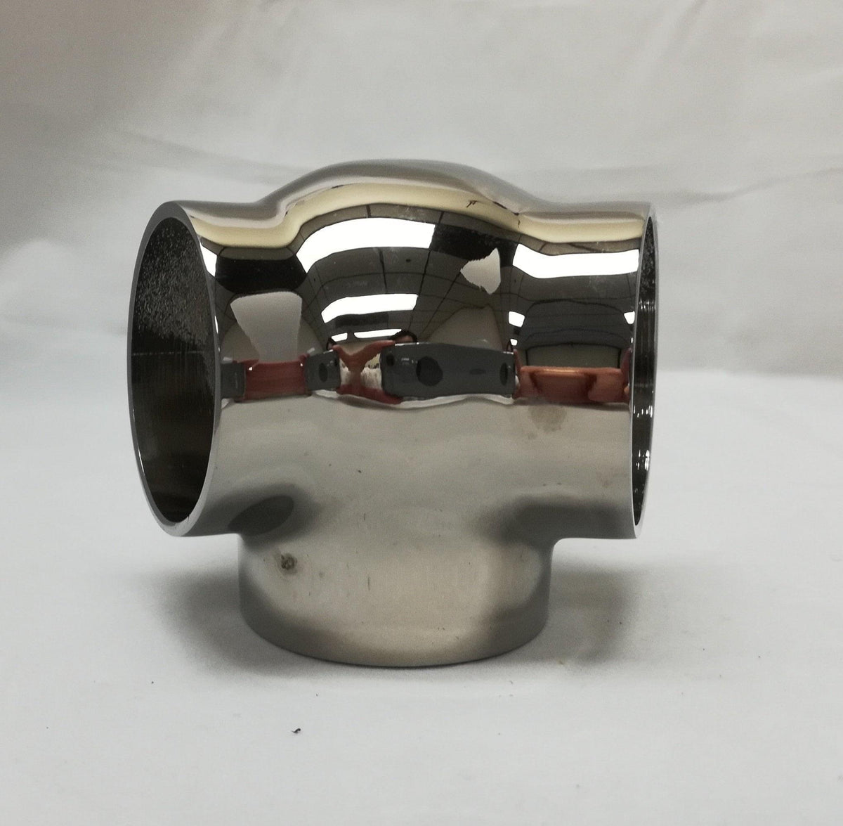 135° Ball Side Outlet Elbow for 1-1/2" Tubing Ball Fittings, Components for 1-1/2" Od Tubing PolishedChrome Trade Diversified
