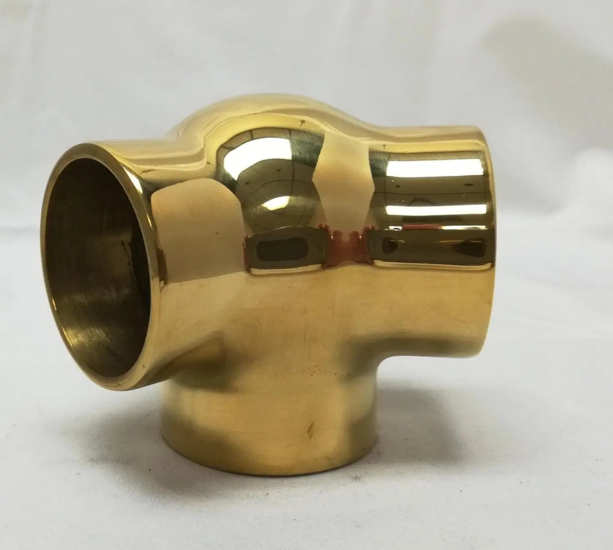 135° Ball Side Outlet Elbow for 2" Tubing Ball Fittings, Components for 2" Od Tubing ClearPowderCoatedFinish-PleaseCall Trade Diversified