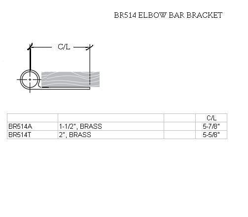 Elbow Bar Bracket 1-1/2" Tubing - Trade Diversified