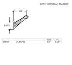 Victorian Bar Bracket - Trade Diversified