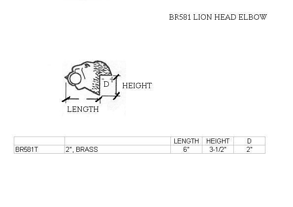Lion Head Elbow Bracket - Trade Diversified