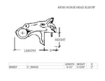 Horse Head Elbow Bracket - Trade Diversified